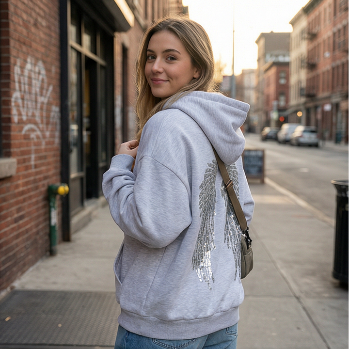 Winged Embrace Hoodie