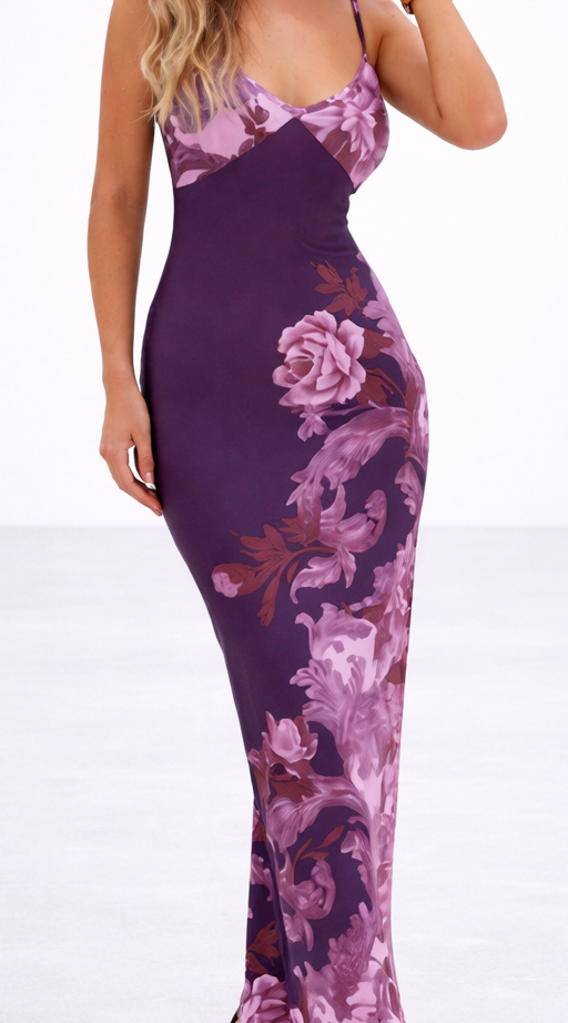 Robe Longue à Fleurs