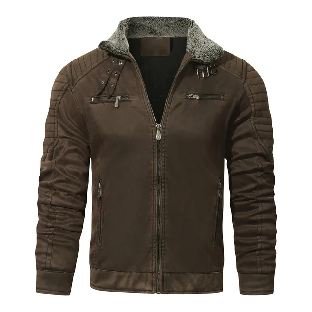 Men's Warm Winter Zipper Jacket